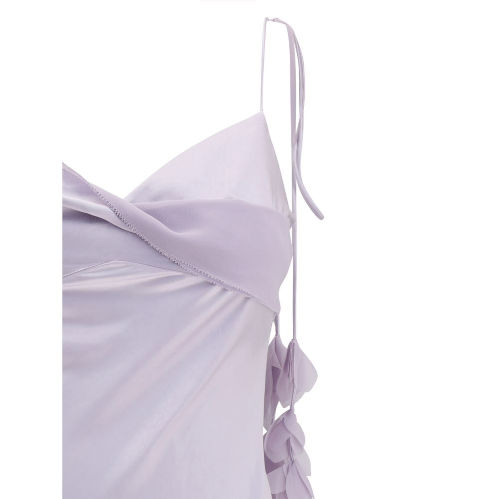 Self-Portrait Satin long Dress